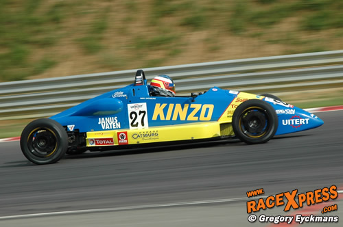 Nick Catsburg wint race 2 Formule Ford in Zolder